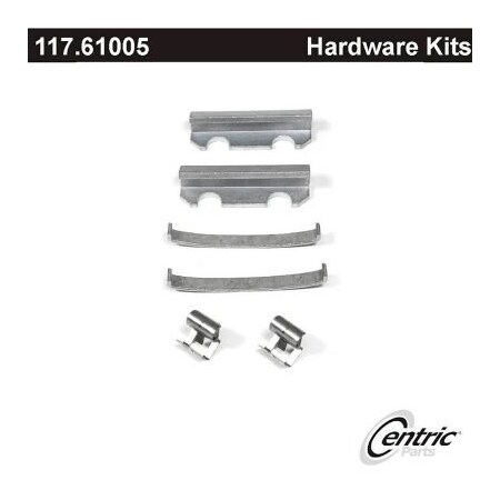 Centric Disc Brake Hardware Kit, Parts 117.61005